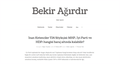 Desktop Screenshot of bekiragirdir.com